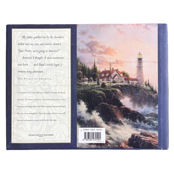 Thomas Kinkade Book The Spirit of America Artist Artsy History Coffee Table READ - Picture 6 of 16